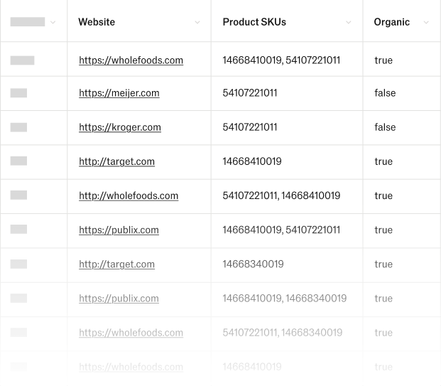 Preview of custom data columns in the UI